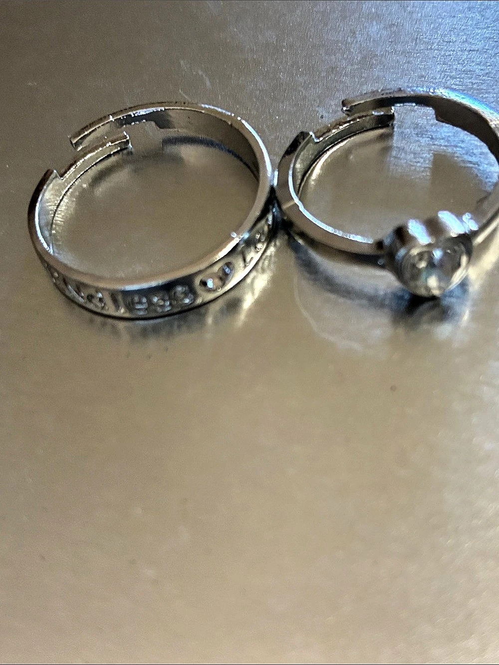 Silver-Tone Hoop Earrings